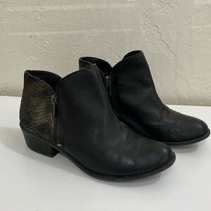 Lucky Brand Black Ankle Booties Size 7